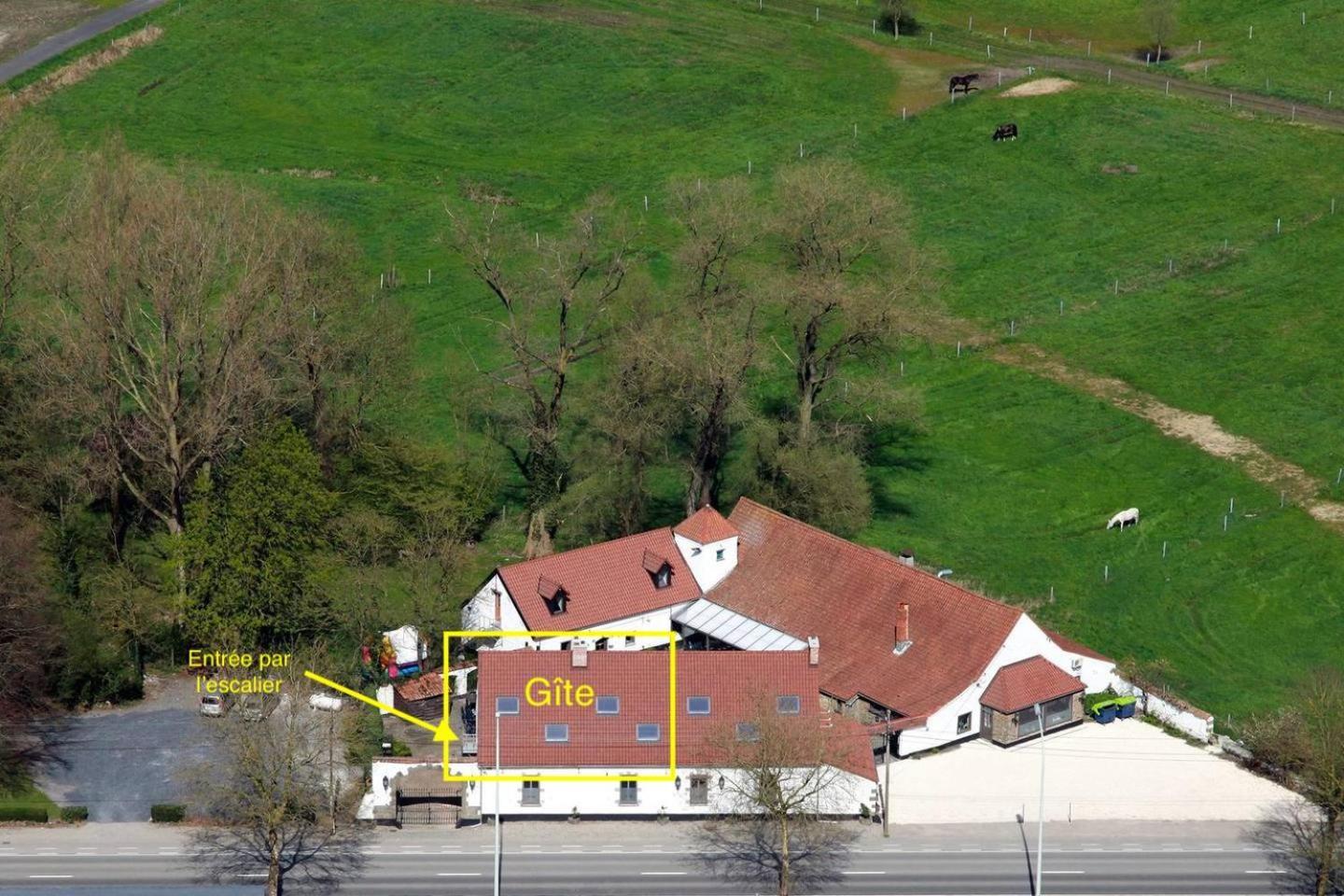 Ferienwohnung Cense De Lalouette Saint-Ghislain Zimmer foto